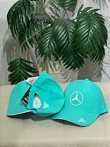 BONÉ ADIDAS MERCEDES AMG- AZUL ESVERDIADO