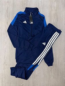 CONJUNTO ADIDAS TRICOT AZUL MARINHO