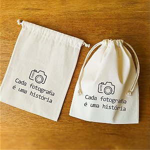 Saquinho de algodão| Cada fotografia é uma história