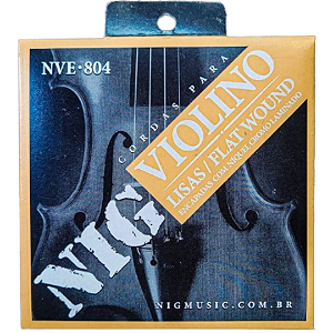 Encordoamento Violino  NIG Lisas/Flat Wound NVE.804