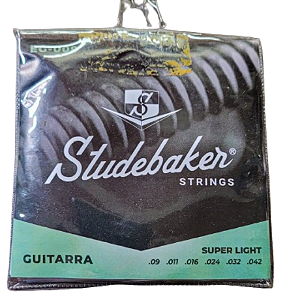 Encordoamento para Guitarra Studebaker .009 Super Light EG009