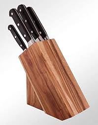 Conjunto 5 facas Chef Kitchen Mundial Com Cepo