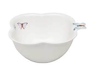 Saladeira Borboleta Porcelana 25cm