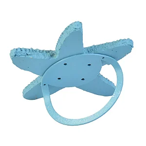8 Porta Guardanapo Concha + Estrela Azul