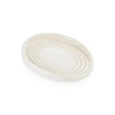 Descanso para Colher Oval Branco Meringue Le Creuse