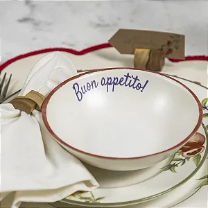 Kit 2 Bowl Aquarelle Boun Appetito Vermelho