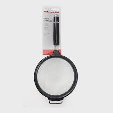 Peneira em aço inox preto kitchenaid