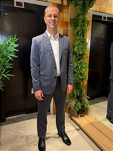 Terno com Elastano Azul