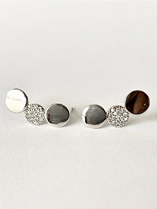 Brinco ear cuff microcravejado - Sol