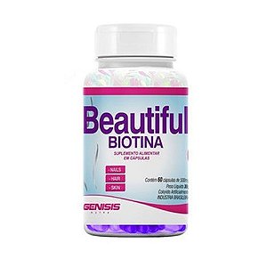 Beautiful Biotina 60 caps 500 mg