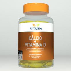 Cálcio + vitamina D 120 caps 1100 mg