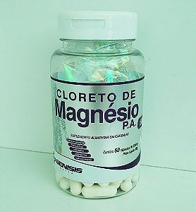 Cloreto de Magnésio 60 caps 500 mg