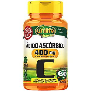 Vitamina C 60 caps 400mg