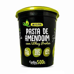 Pasta de Amendoim Integral com Rice Protein - Levemente adoçado com Xilitol - 500 g