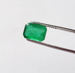Gema Esmeralda Lapidada Retangular - Cut Emerald quality Rectangular Form