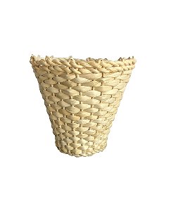Vaso cachepôs tamanho P em palha de milho