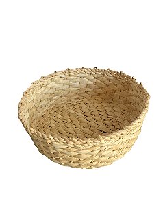Cesto de palha rendondo G