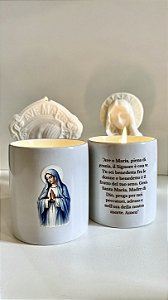 Vela Ave Maria porcelana