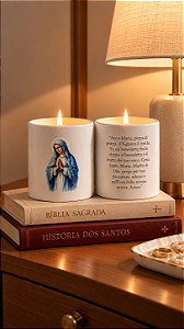 Vela Ave Maria porcelana