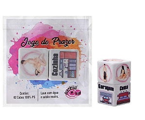 DADOS DO PRAZER HÉTERO DUPLO COLOR DIVERSÃO AO CUBO
