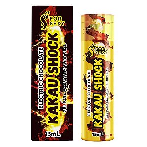 Kakau Shock Vibrador Líquido Comestível 15 ml