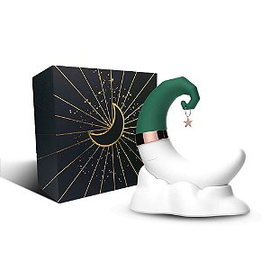 Estimulador de Clitóris Formato Lua com 10 Modos de Vibração Recarregável