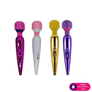 Massageador Varinha Magica com Multivelocidades Recarregável