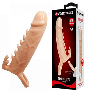 Capa Peniana Emmitt Com Alça E Estimulador Pretty Love