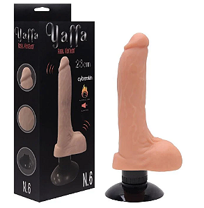 PÊNIS VIBRADOR CYBER SKYN VENTOSA 23 X 3,5CM