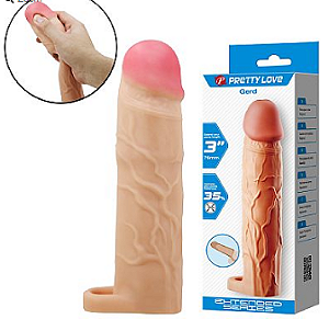 Capa Peniana com Anel para Escroto 19,5x4,0cm