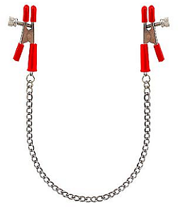 Grampos Para Seios com Corrente - Prendedor de Mamilo