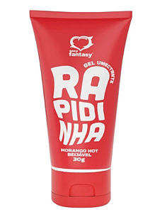 Rapidinha Gel Umectante Lubrificante Beijável Hot 30G