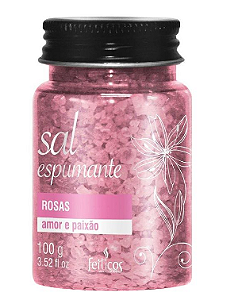 SAL ESPUMANTE AROMÁTICO ROSAS AMOR E PAÍIXÃO 100G