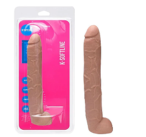 Pênis De Borracha Maciço 39 X 5,6cm