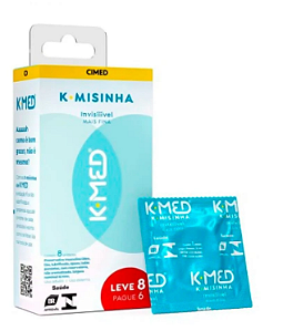 K-MED K-MISINHA INVISÍVEL 08 UNIDADES CIMED