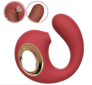 Estimulador de Clitóris 10 Modos de Vibração e Sucção Recarregável