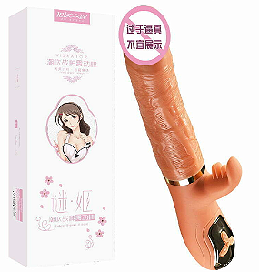 Prótese Vai e Vem Recarregável com 20 Modos de Vibração 28cm x 5cm