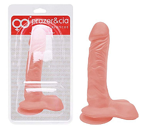 PÊNIS DE BORRACHA MACIÇA 20,5X4,7CM