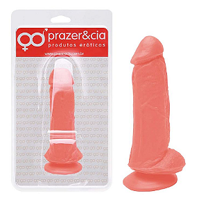 PÊNIS DE BORRACHA MACIÇA 17,7 X 4,9CM