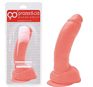 PÊNIS DE BORRACHA MACIÇA 18,5 X 4CM