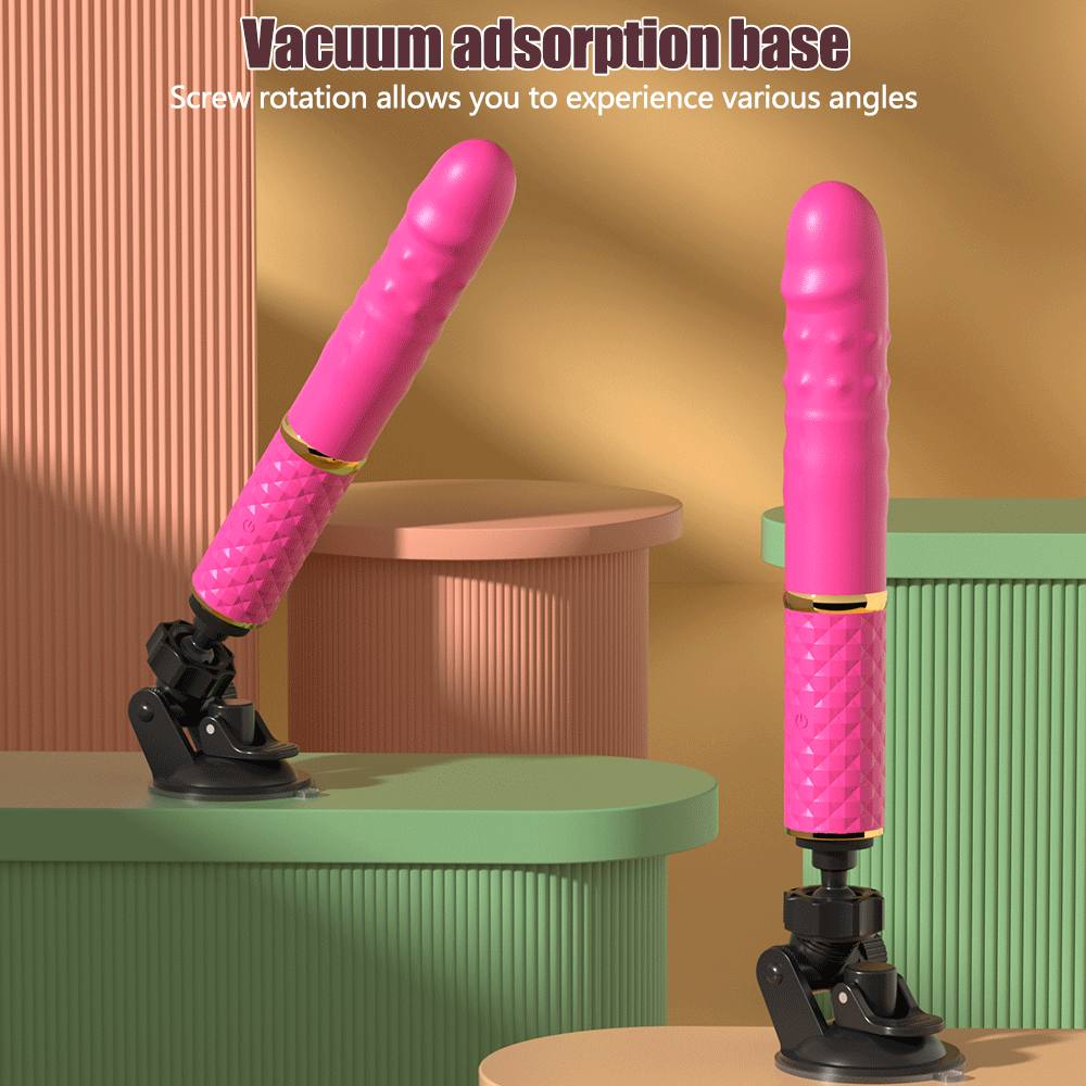 Mini vibrador vai e vem com ventosa