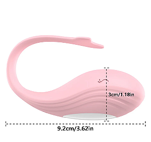 Vibrador De Casal Formato De Baleia 9 Vibrações App Controll