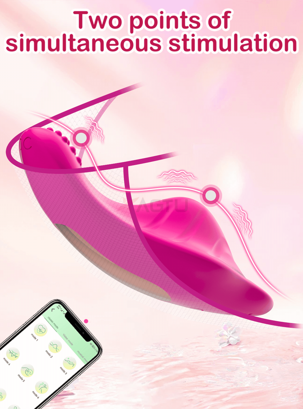 Vibrador de calcinha por aplicativo
