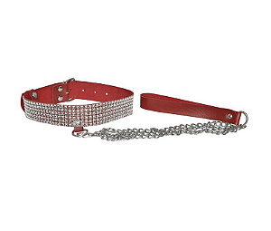 Choker Com Strass Dominatrix 50Cm