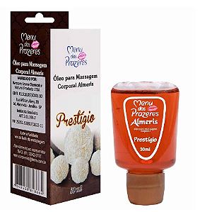 Almeris Óleo Beijável Térmico PRESTÍGIO 30ml Menu dos Prazeres