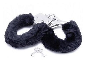 Algema Metal com capa em pelúcia