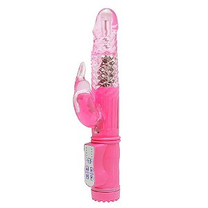 Vibrador Rabbit Rotativo Recarregavel