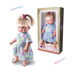 Boneca Collezione Angelina Negra Milk Brinquedos - Lojas Tem