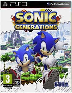 Sonic Generations Ps3 Psn Mídia Digital