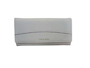 Carteira OFF-WHITE, pala com costura e magnético